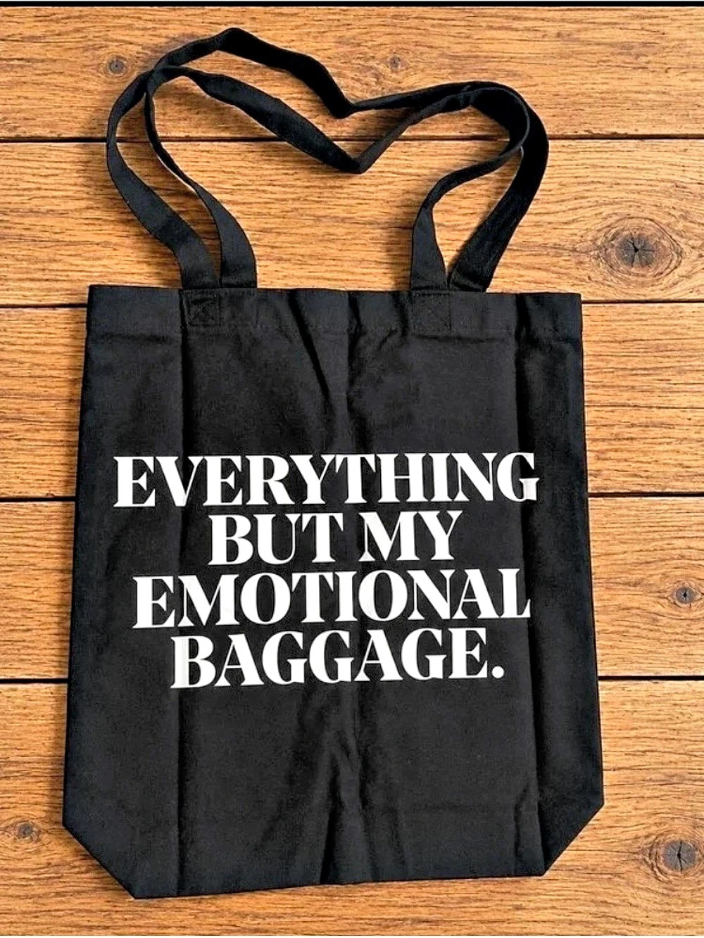 Il Makiage Everything But My Emotional Baggage Tote Bag Black